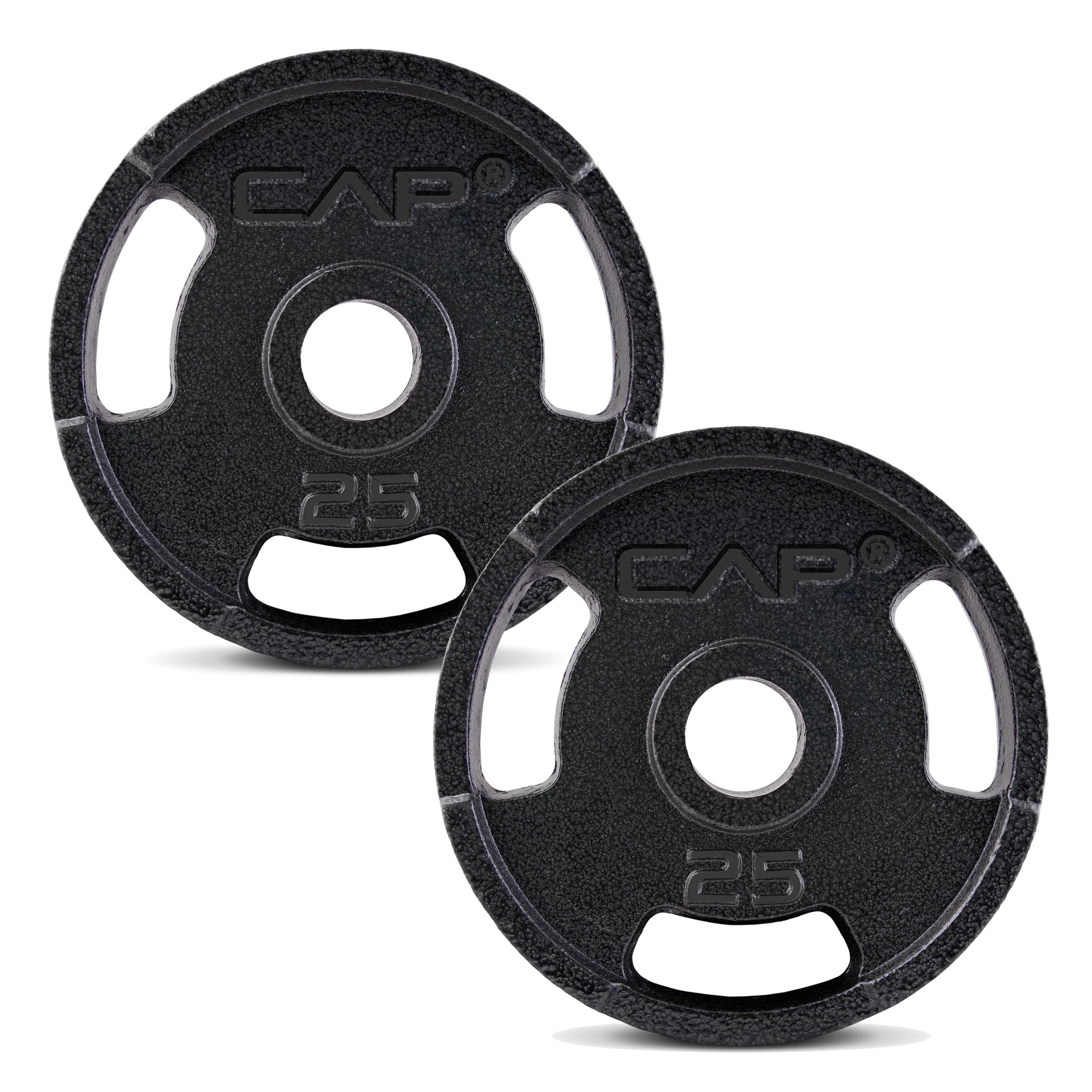 Cap Barbell Olympic Plate Weight Set, 25-lb, 2-pc