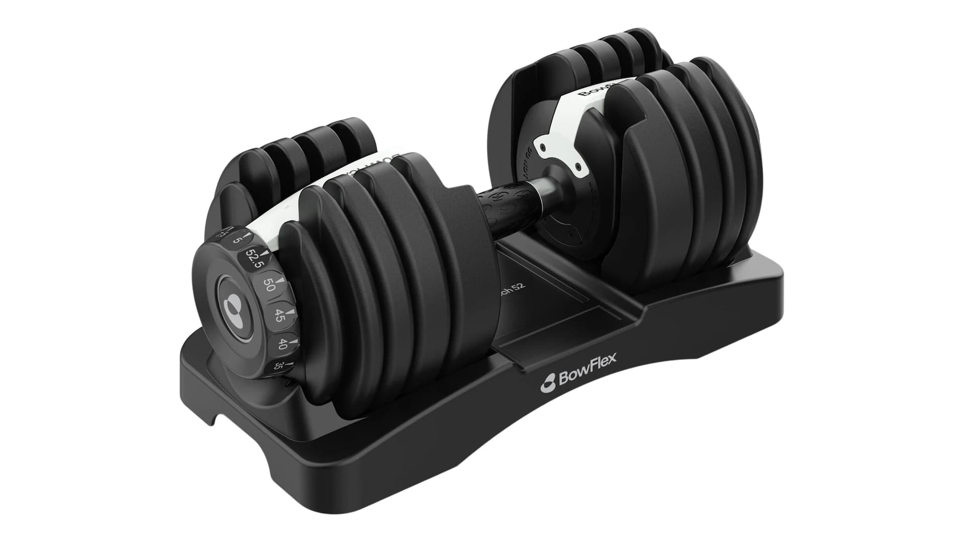 Bowflex Results Series 52 SelectTech Adjustable Dumbbell, 5-lb–52.5-lb