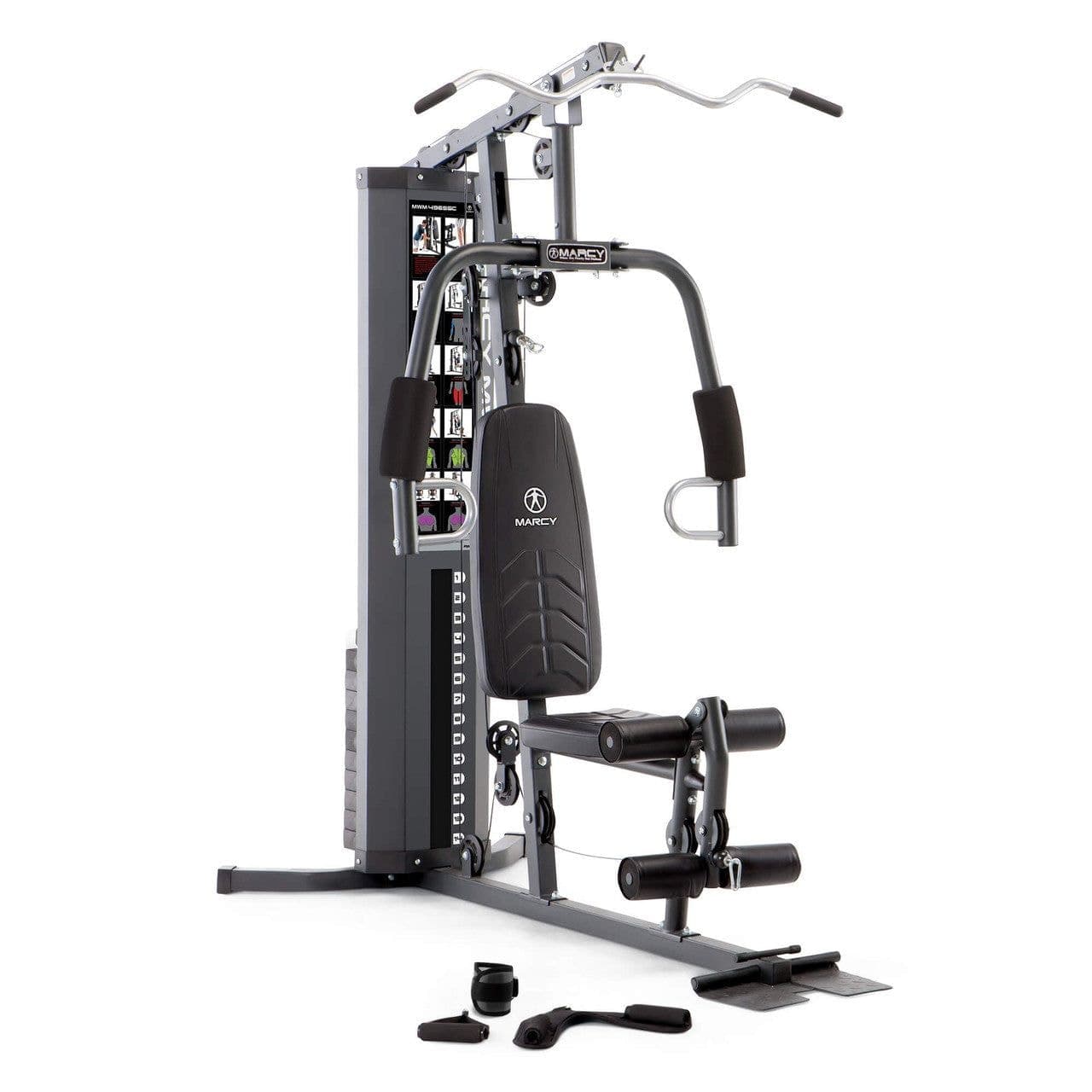 Marcy MWM-4965SC 150-lb Weight Stack Multi-Functional Home Gym System for Full Body Workouts