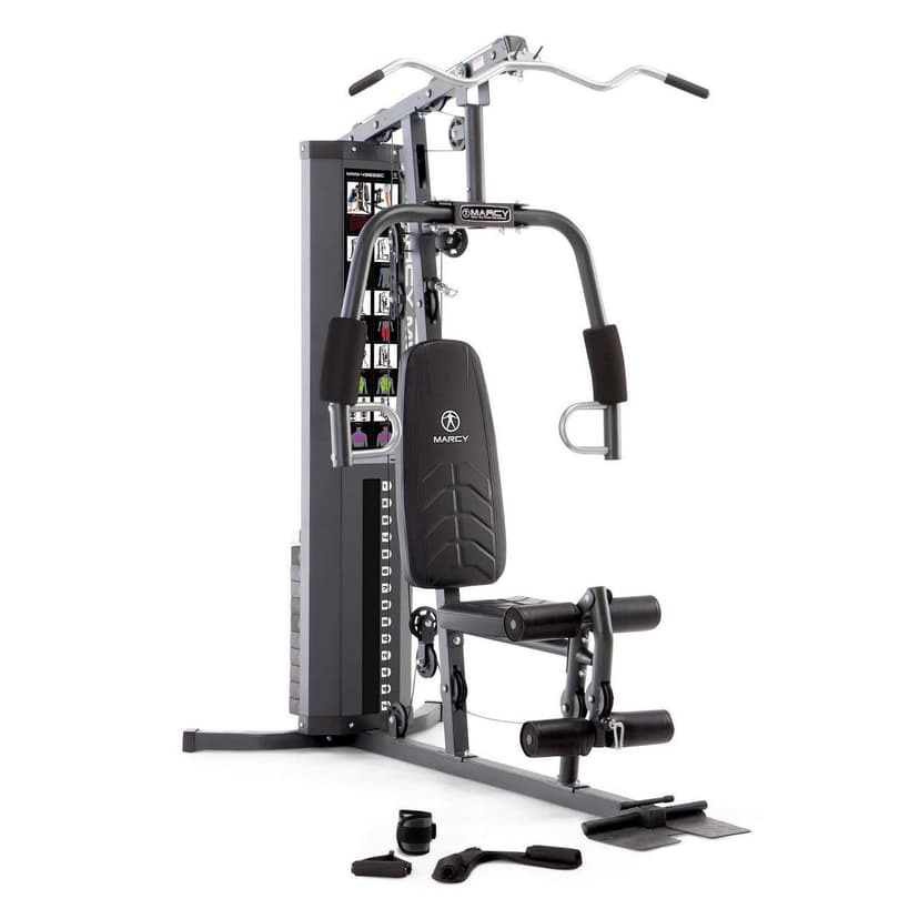 Marcy MWM-4965SC 150-lb Weight Stack Multi-Functional Home Gym System for Full Body Workouts