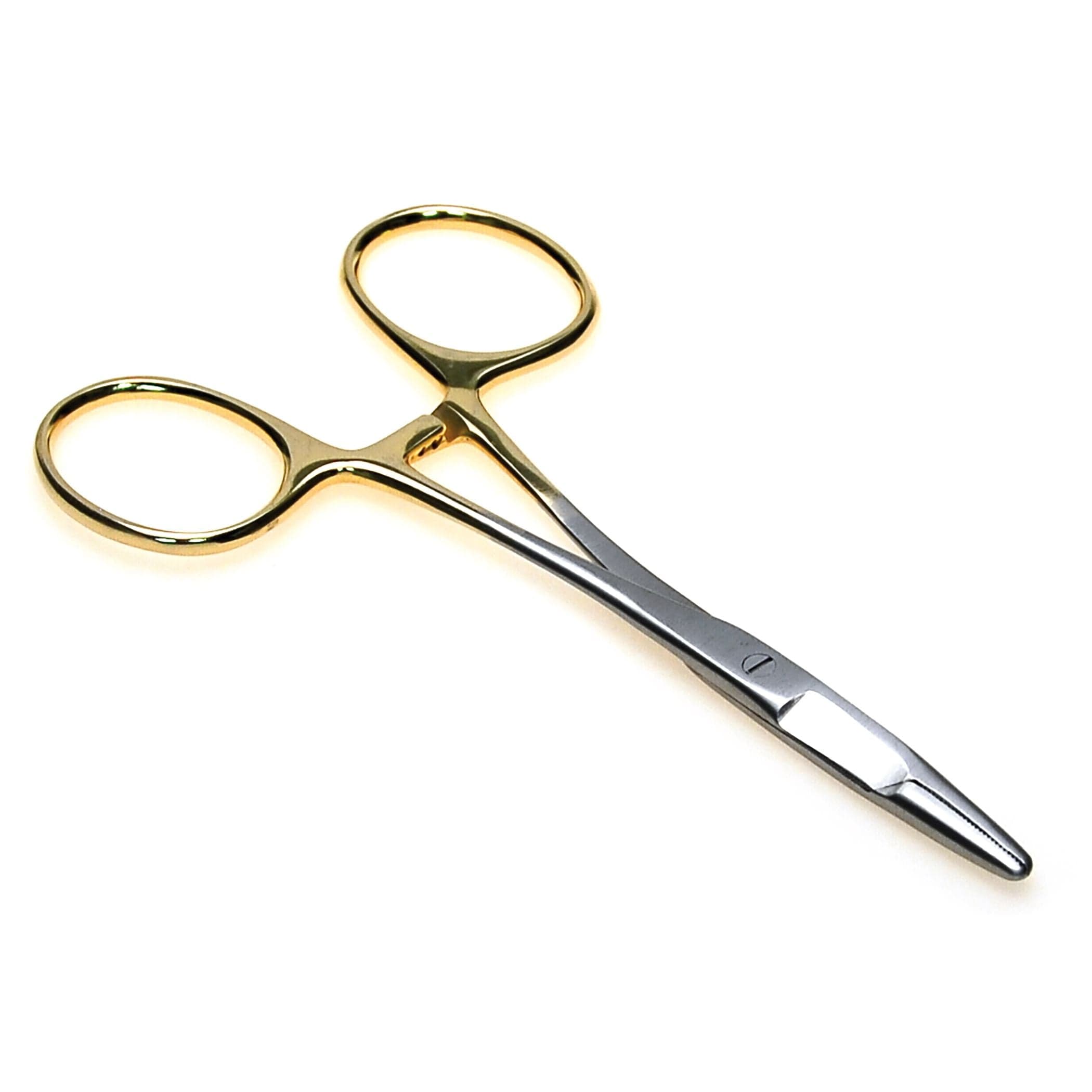 SuperFly Stainless Steel Forceps/Scissors, 6-in, Gold