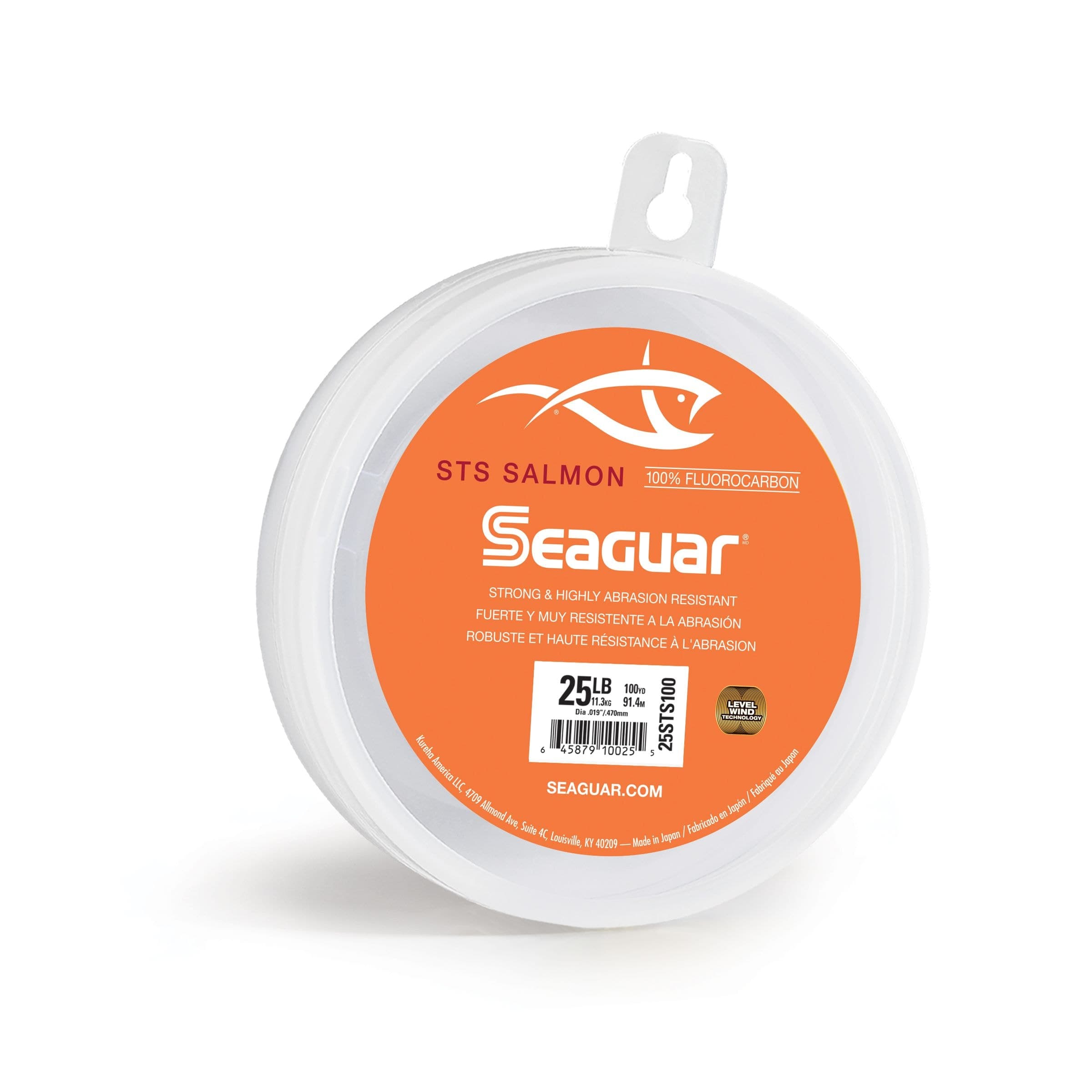 Seaguar STS Salmon Fluorocarbon Leader Fishing Line, 25-lb Test