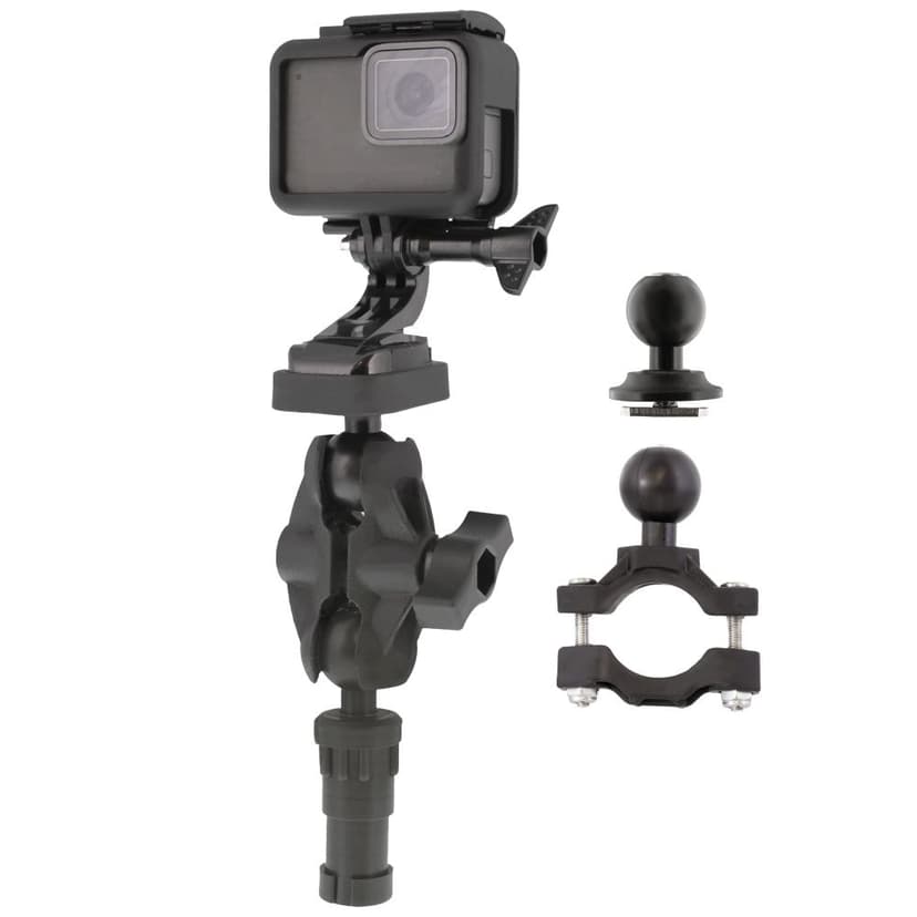 Scotty Action Camera Mount 2.0 with Post, Track & Rail Mount, Great for Kayak Fishing