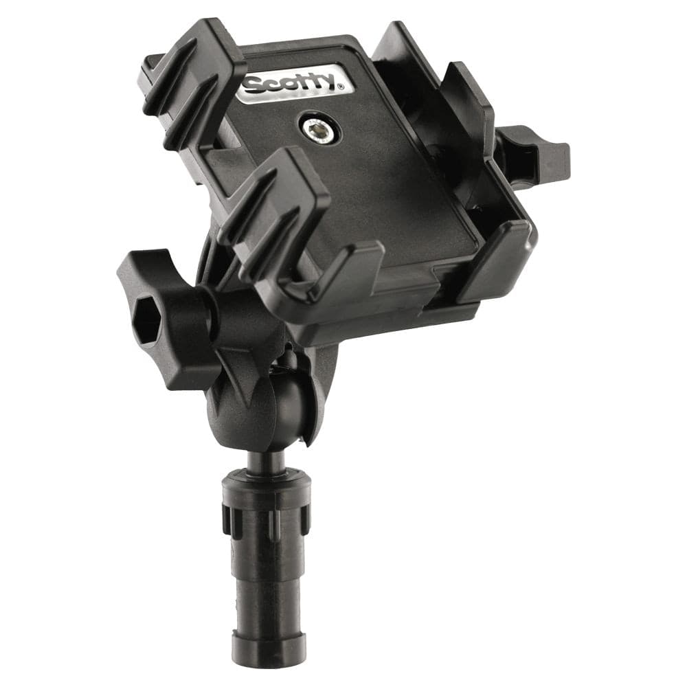 Scotty Phone Holder with Post, Track & Rail Mount, Great for Kayak Fishing