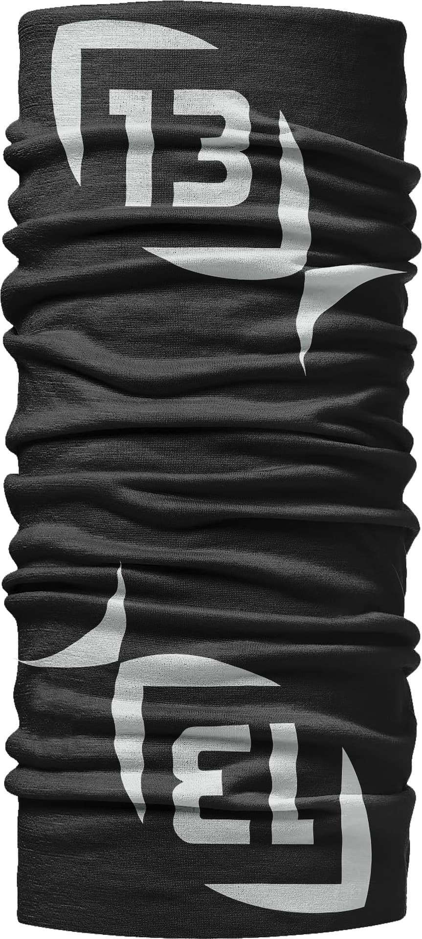 13 Fishing Stretchy UV Neck Gaiter, Moisture Wicking Fabric, Black, One Size