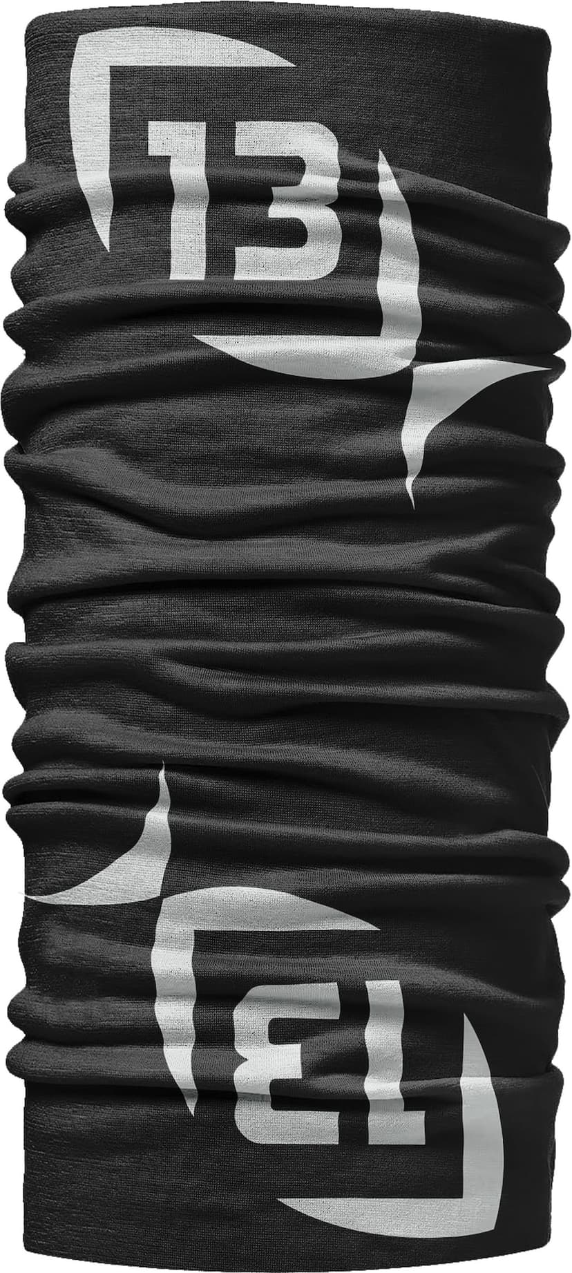 13 Fishing Stretchy UV Neck Gaiter, Moisture Wicking Fabric, Black, One Size