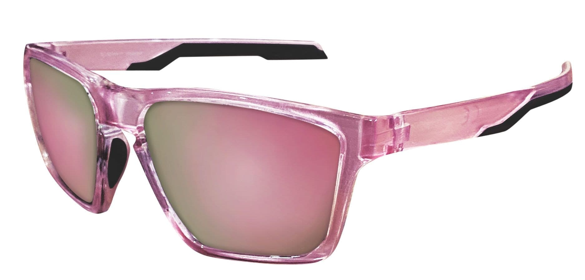 Global Vision BluWater® Polarized Sandbar Sunglasses, Pink Lenses
