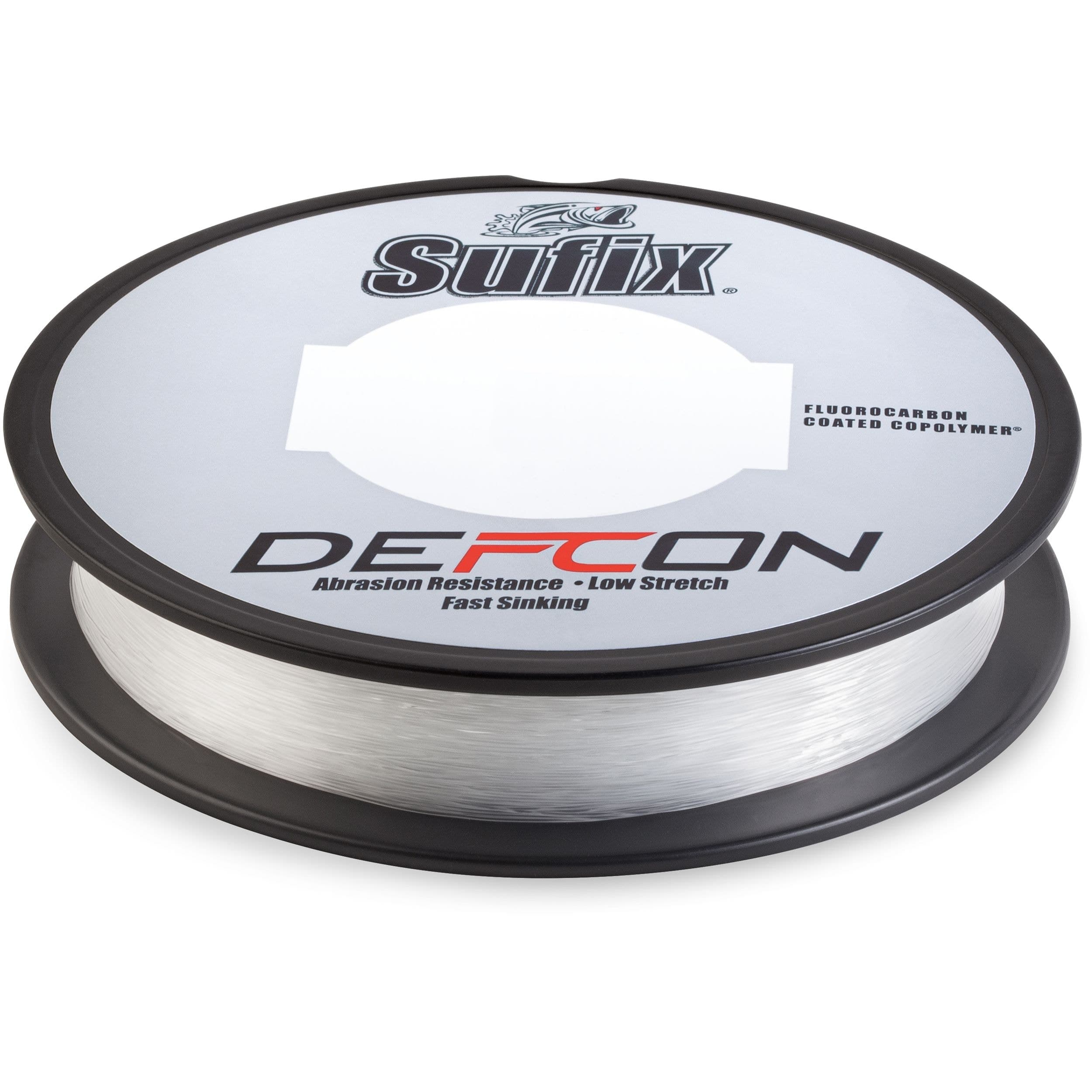Sufix Defcon Flurocarbon Fishing Line 300 Yards, Clear, 10lbs