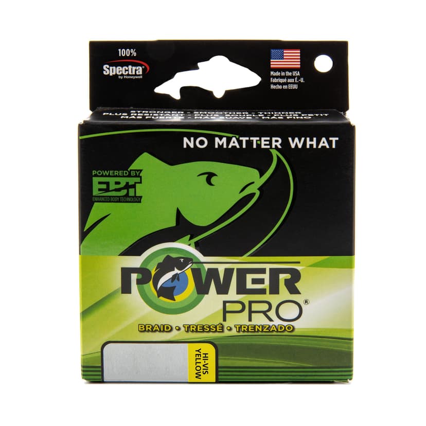 Shimano Power Pro Braid Hi-Vis, Yellow, 20-lb