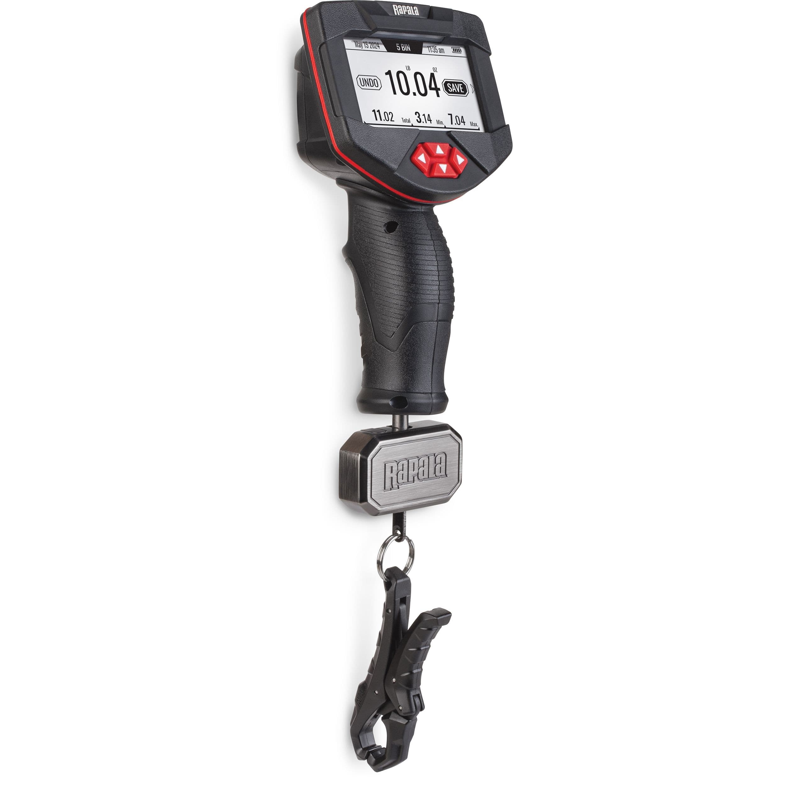 Rapala High Vis Digital Scale Fish Tournament Scale with oz/lbs/kg Measurements, 20-lb