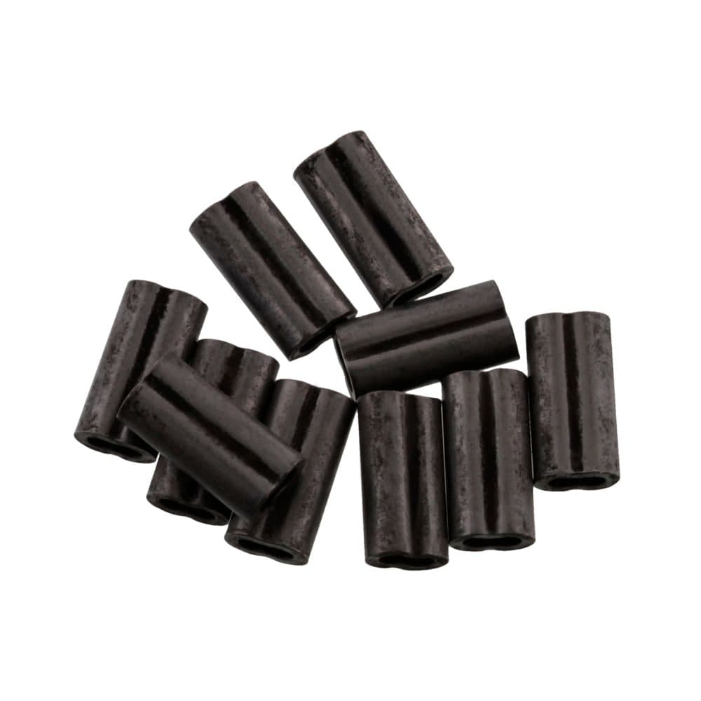 Scotty #1011 Double Line Connector Sleeves, 10-pc, Black