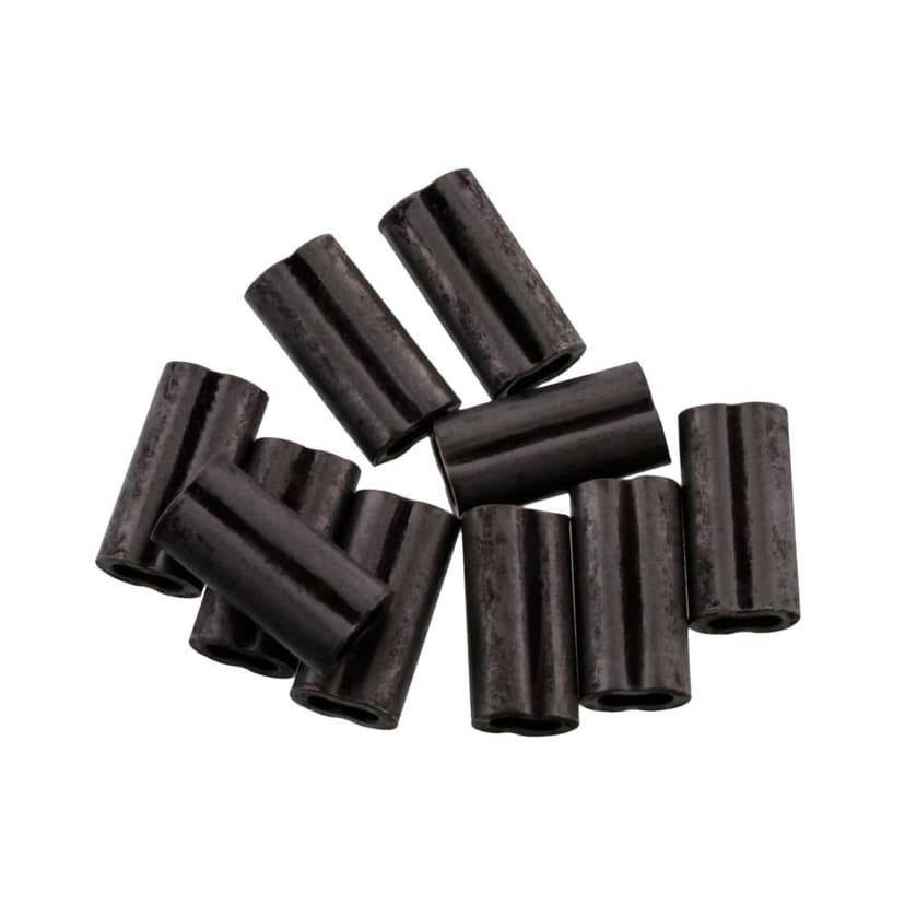 Scotty #1011 Double Line Connector Sleeves, 10-pc, Black