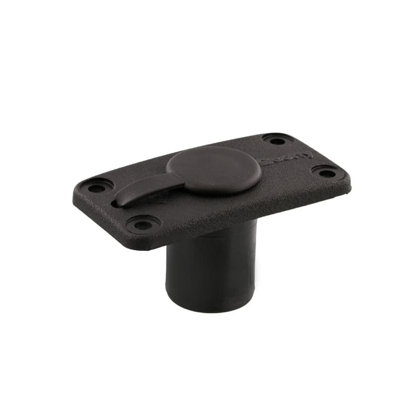 Scotty #244 Flush Deck Mount Rod Holder Bracket with Splash Cover