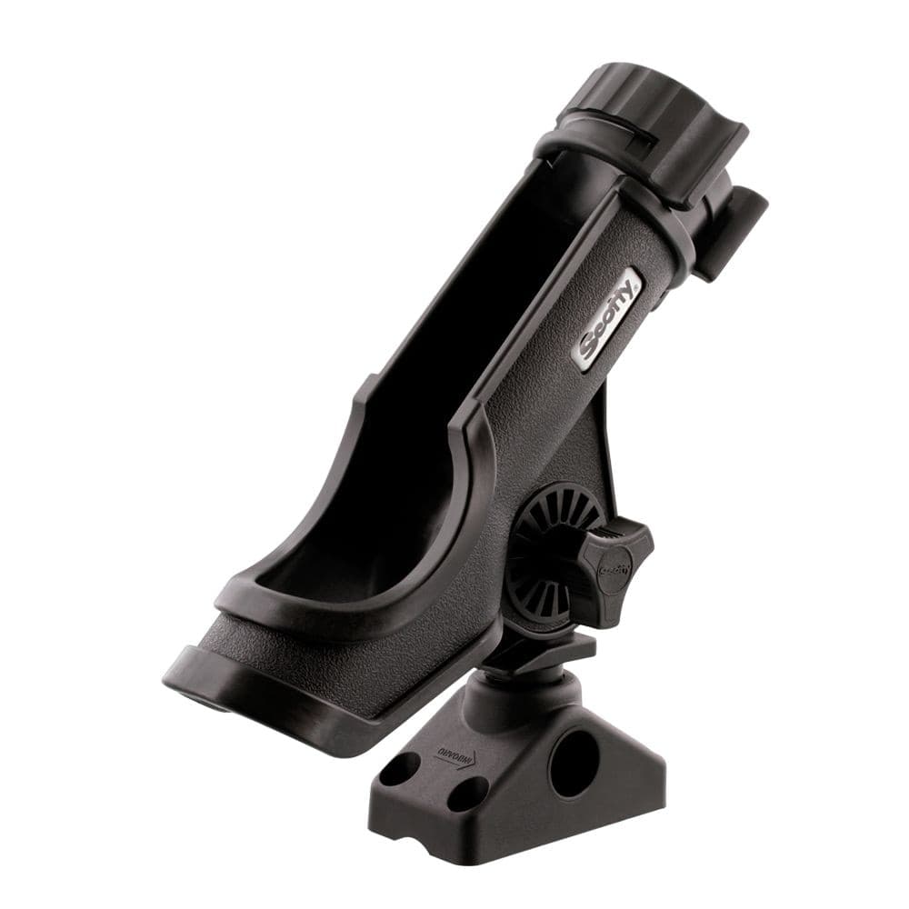Scotty 230 Power Lock Rod Holder with Combination Side/Deck Mount, Black