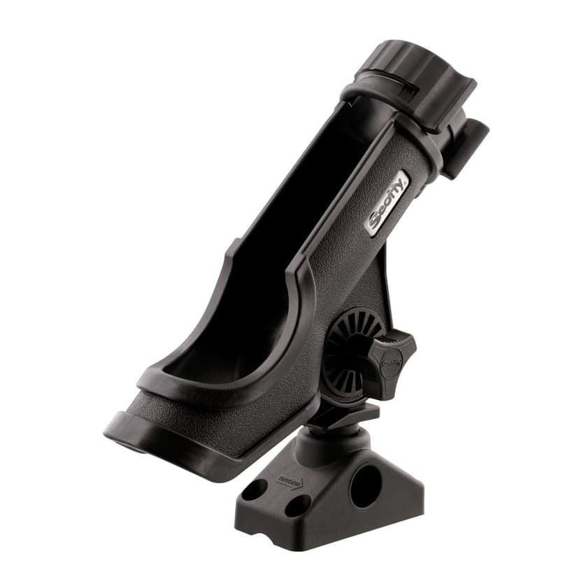 Scotty 230 Power Lock Rod Holder with Combination Side/Deck Mount, Black