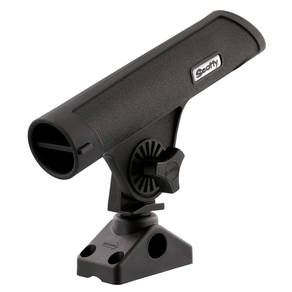 Scotty #350 RodMaster II Rod Holder with Combination Side/Deck Mount, Black