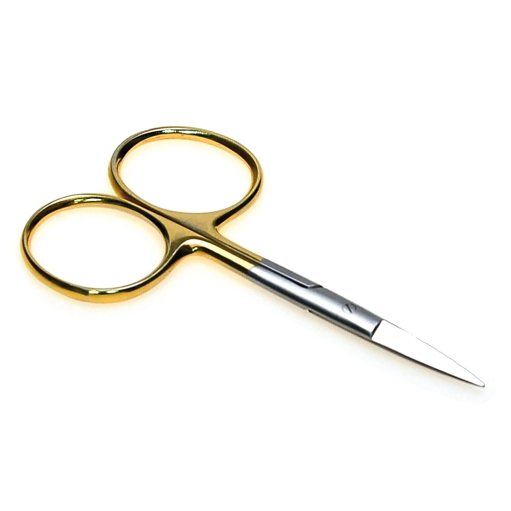 Superfly Stainless Steel Gold Straight Scissors, Compact Design, Small