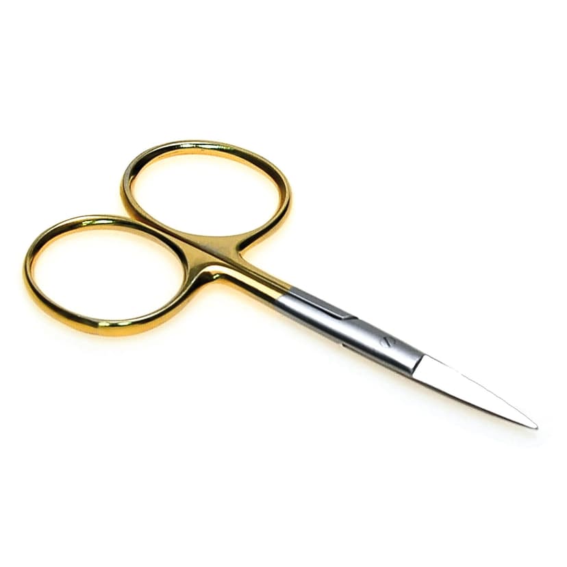 Superfly Stainless Steel Gold Straight Scissors, Compact Design, Small