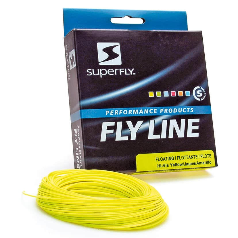 Superfly Hi-Vis Weight Forward Floating Fly Line, Abrasion Resistant, Size 10