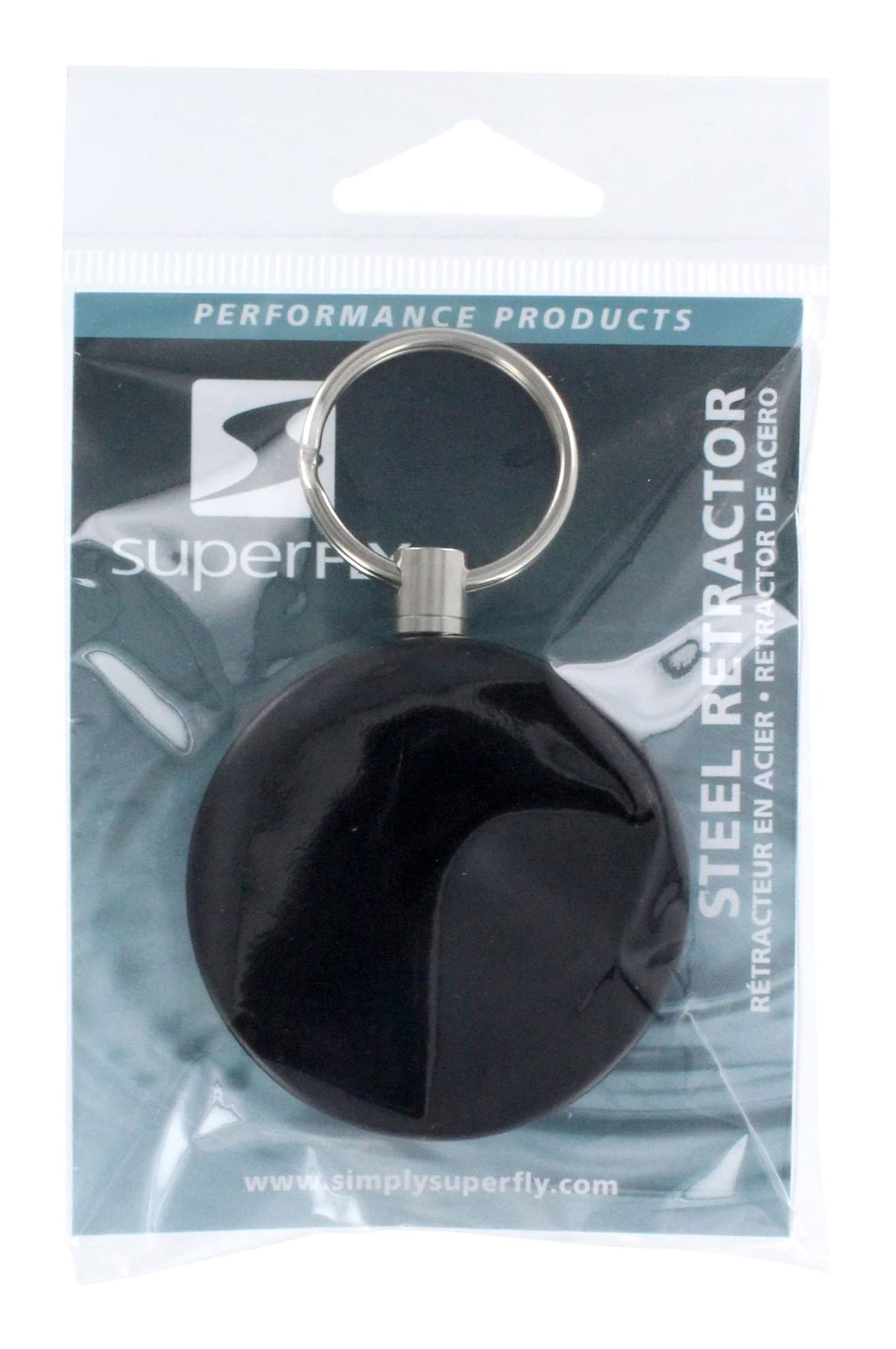 Superfly Steel Retractor, Black, Large