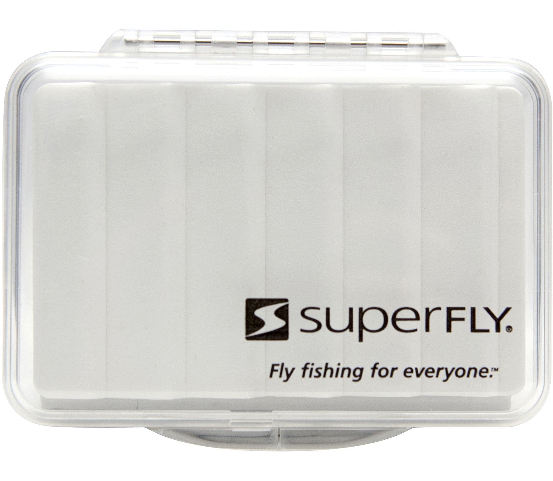 Superfly Plastic Ripple Fly Box, Small, Clear