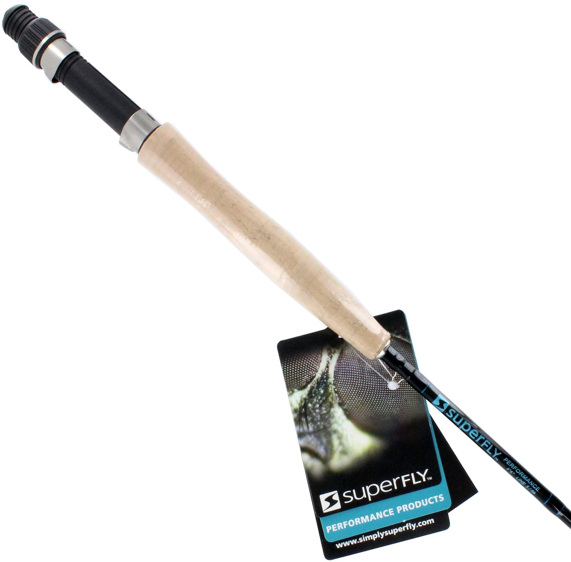 Superfly Performance Fly Fishing Rod, Medium, 8.6-ft, 4-pc