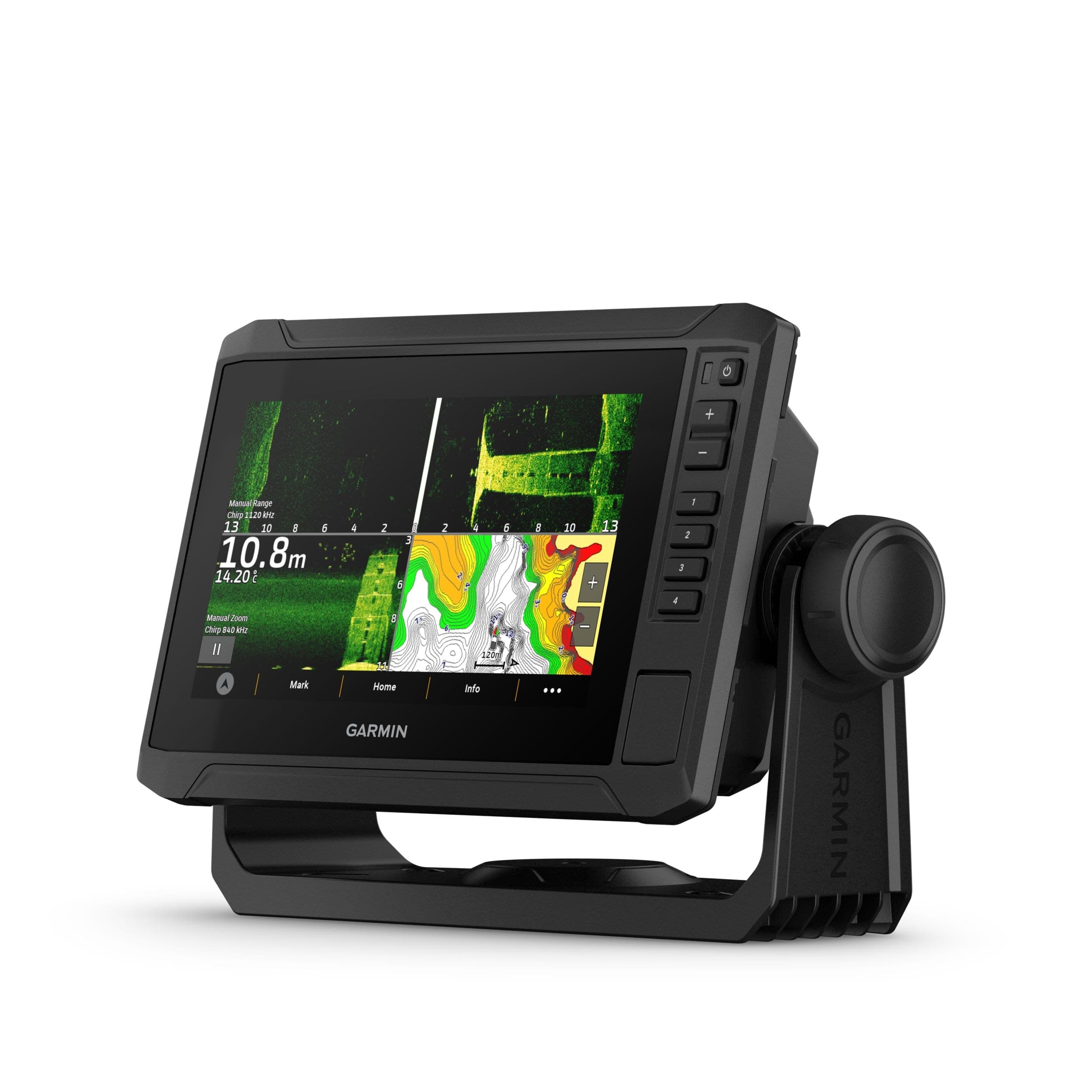 GARMIN ECHOMAP™ UHD2 sv Touchscreen Chartplotter with GT54UHD-TM Transducer, 7-in