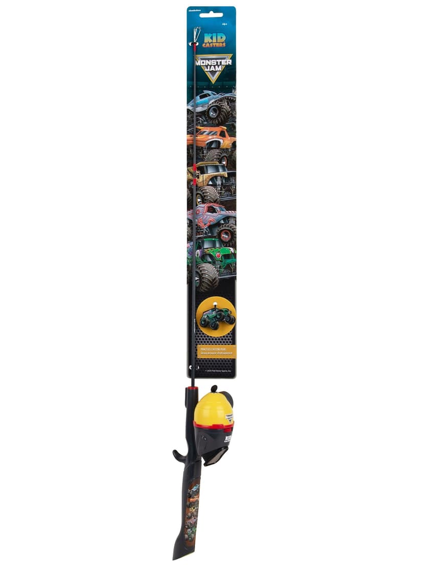 Kids' Casters Monster Jam Spincast Fishing Combo