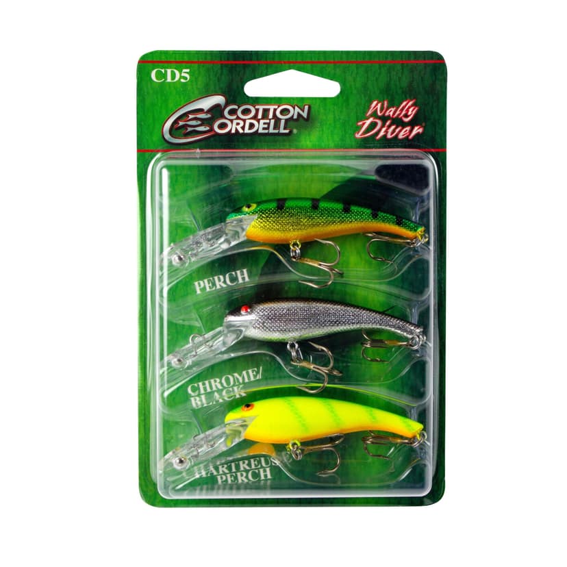 Cotton Cordell Wally Diver Lure, 3-Pk