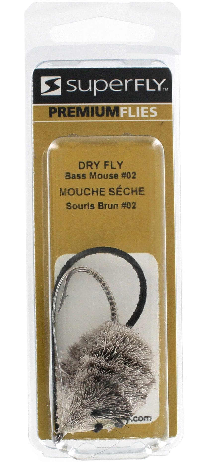 SuperFly Dry Fly Bass Mouse Lure, #02