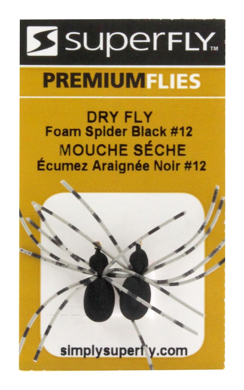 SuperFly Dry Fly, Foam Spider, #12