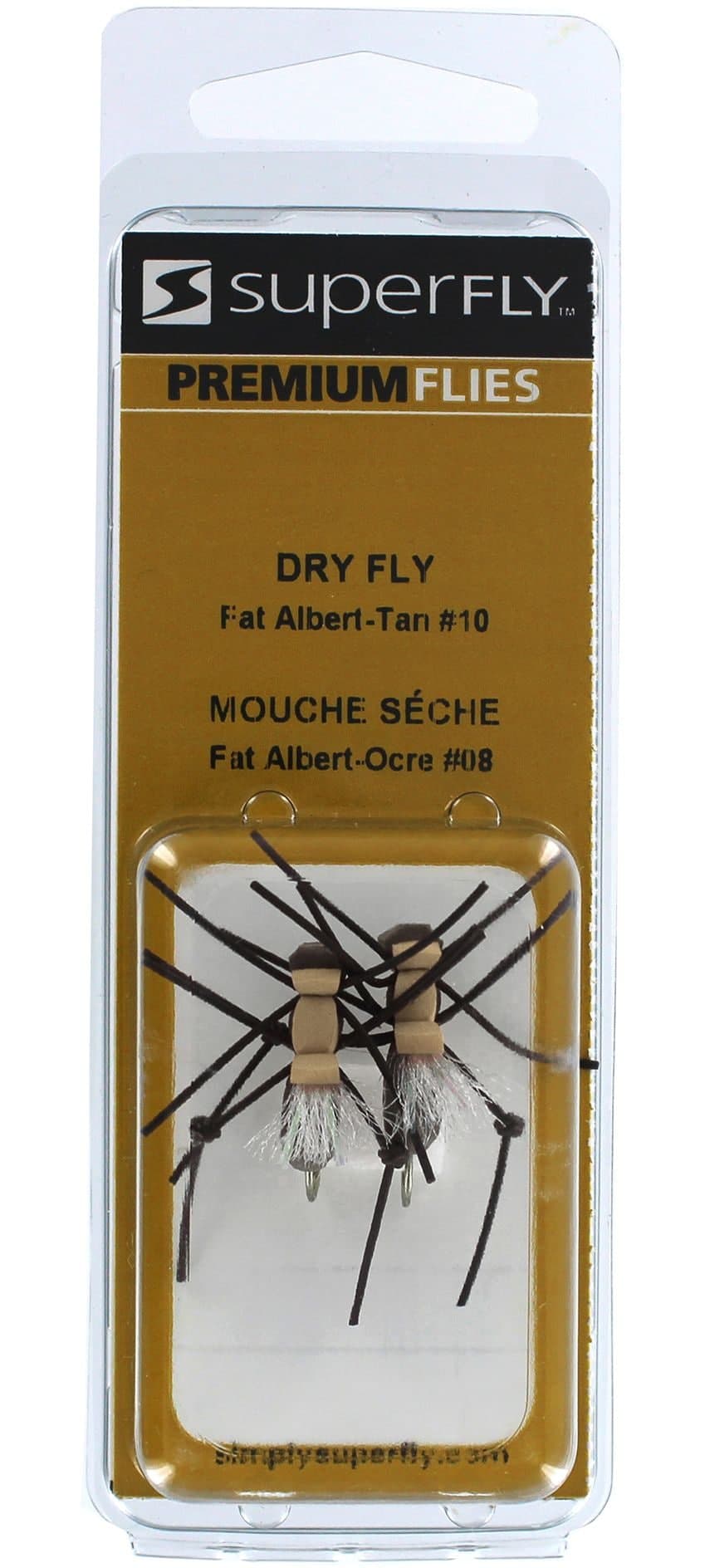SuperFly Dry Fly, Fat Albert, Tan, #10