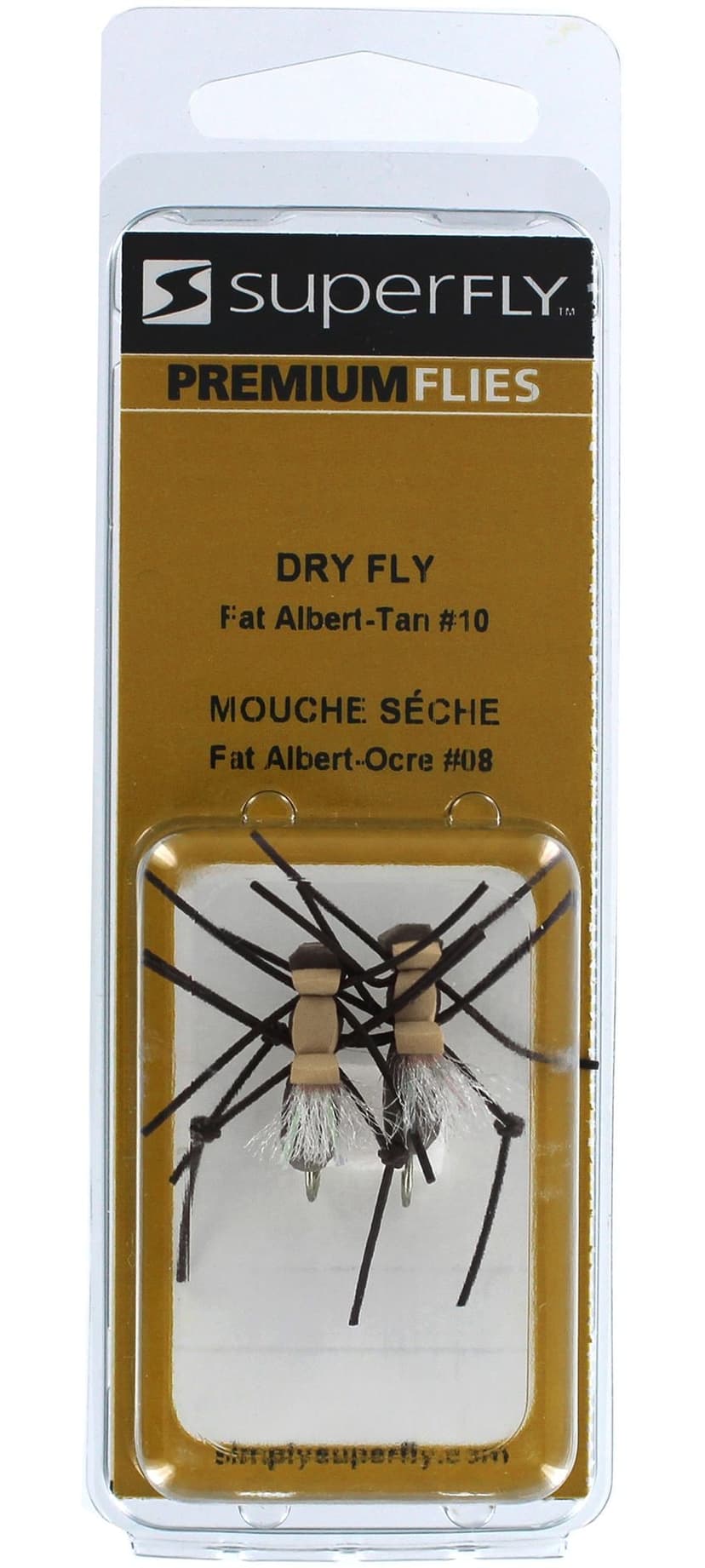 SuperFly Dry Fly, Fat Albert, Tan, #10
