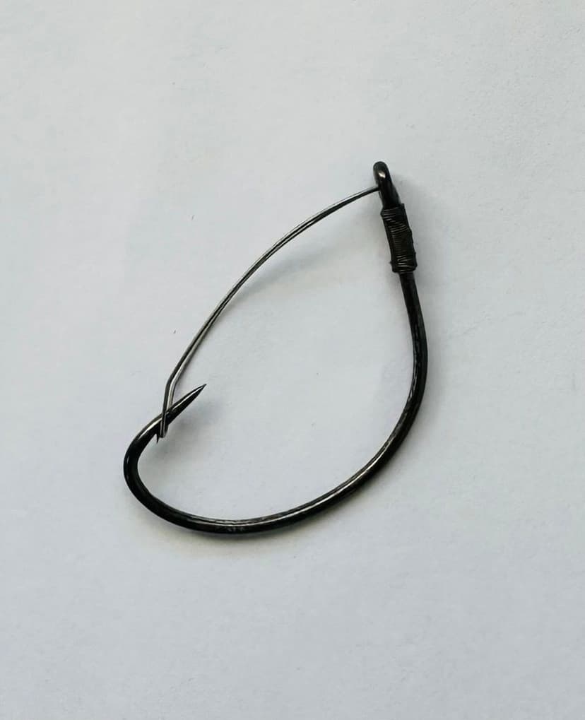Mustad Weedless Wacky Wide Gap Hook, #2/0