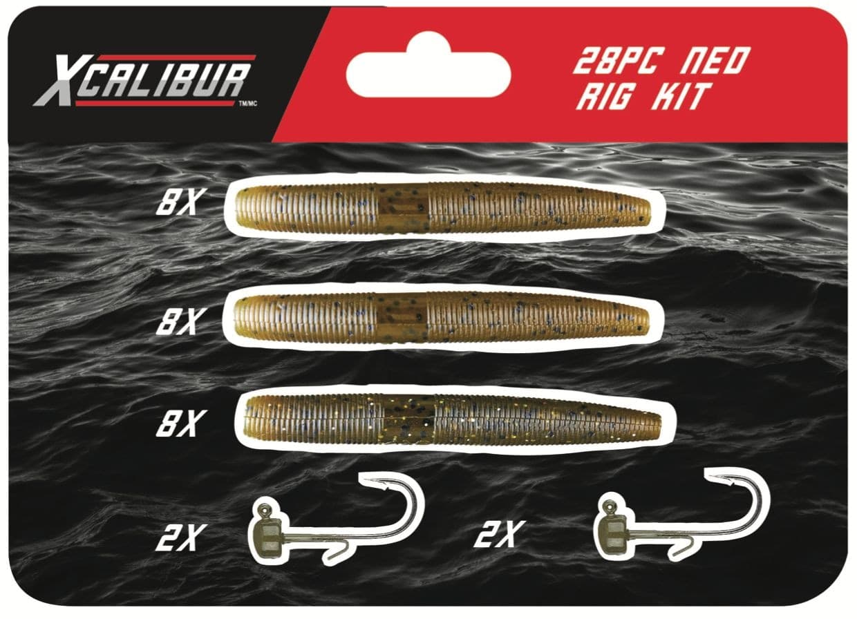Xcalibur Ned Rig Kit for Panfishing, 28-pk