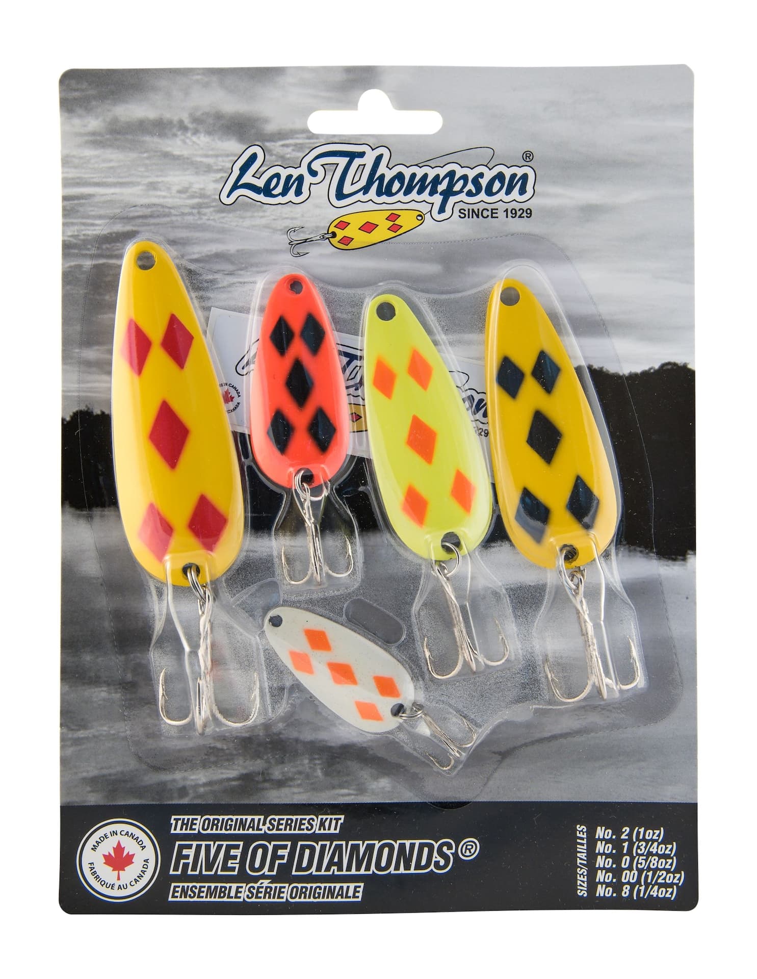 Len Thompson Original Series® 5 of Diamonds® Fishing Lure Assortment Kit, 5-pk