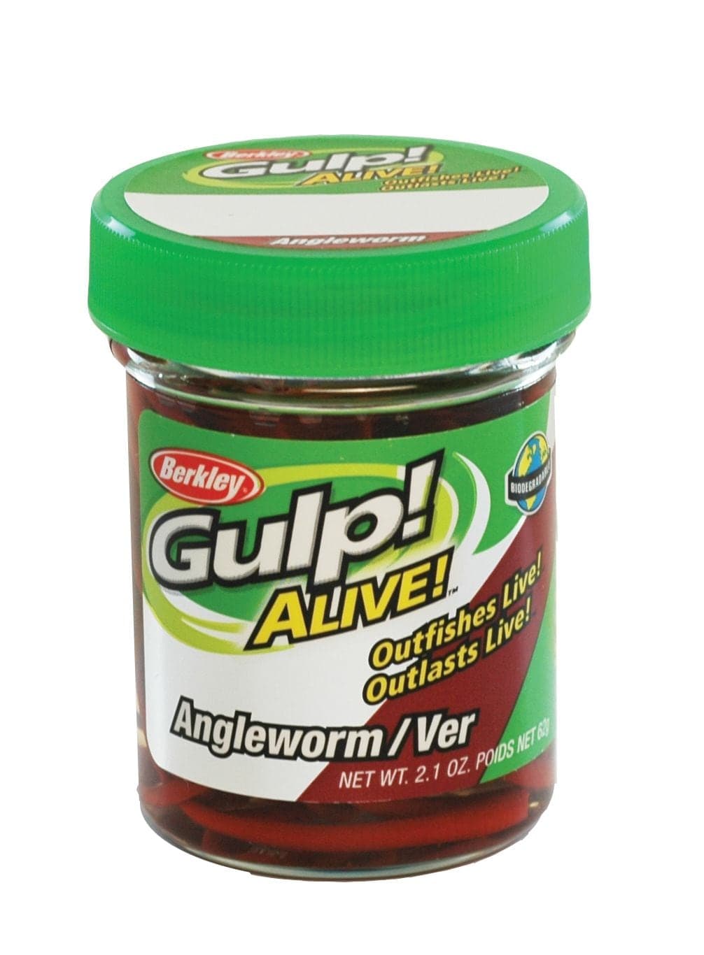 Berkley Gulp Alive Earthworms, Red