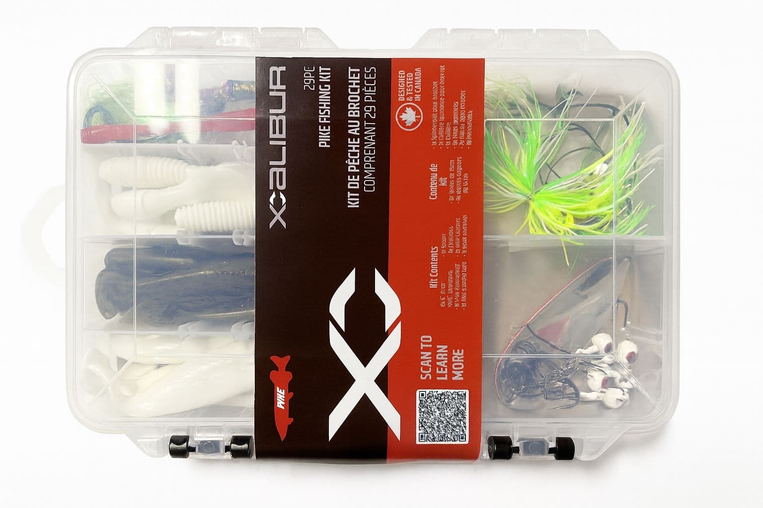 Xcalbur Pike Tackle Kit, 29 Piece