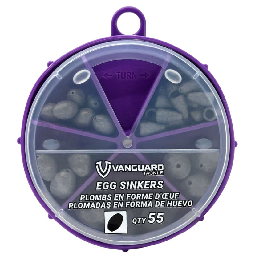 VanGuard Egg Sinker, Assorted, 55 Piece Kit