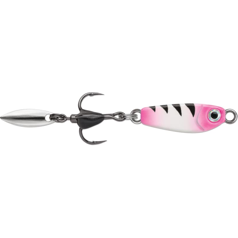 VMC Rattling Roach Spoon, Glow Pink Squirrel, 3/16-oz