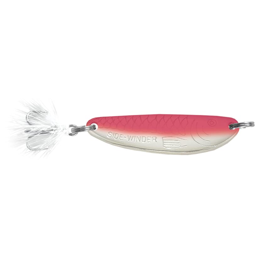 Acme Ice-Winder Flutter Spoon, Glow Red, 1/4-oz