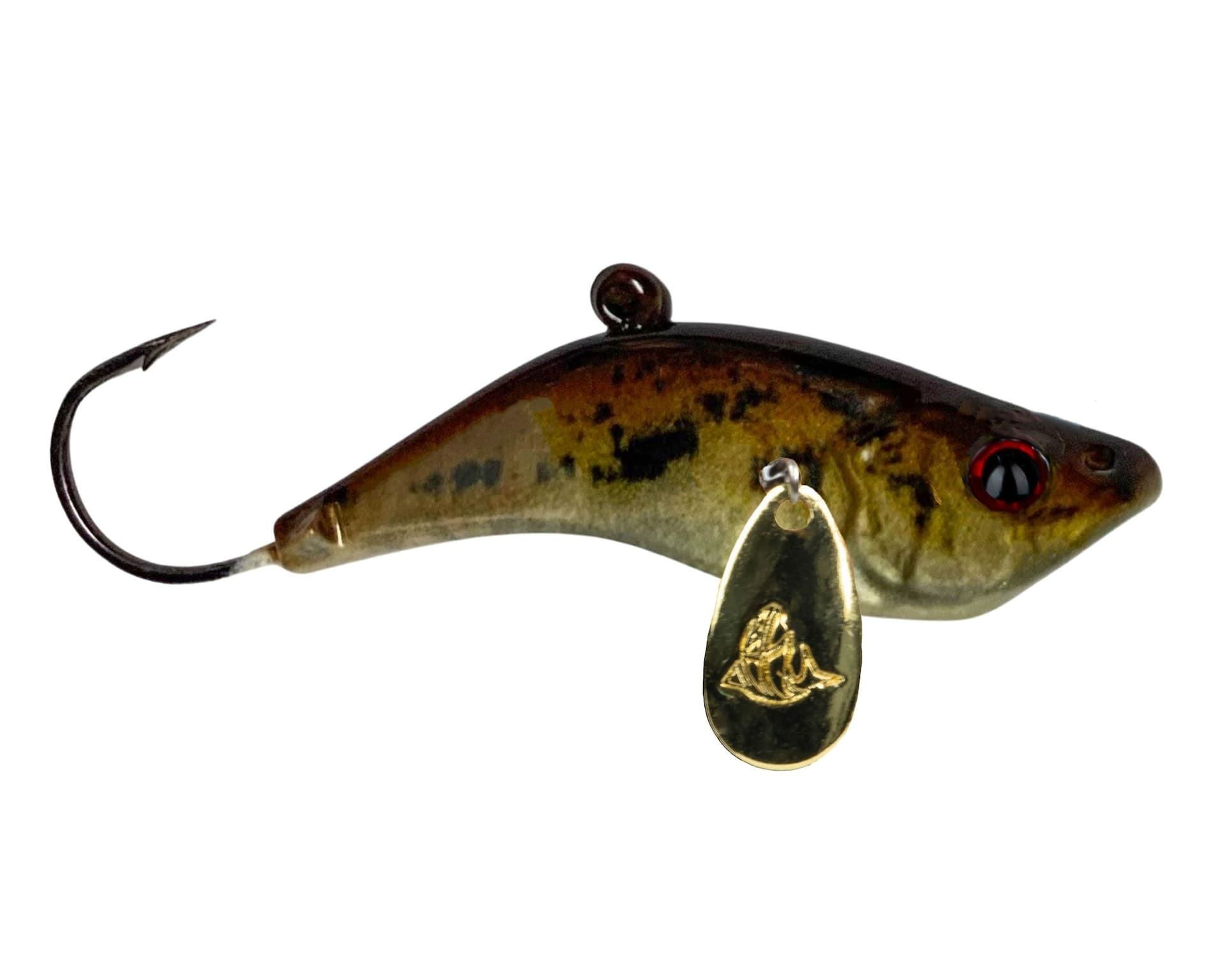 Freedom Tackle Sim Shad Jig, Dark Goby, 1/2-oz