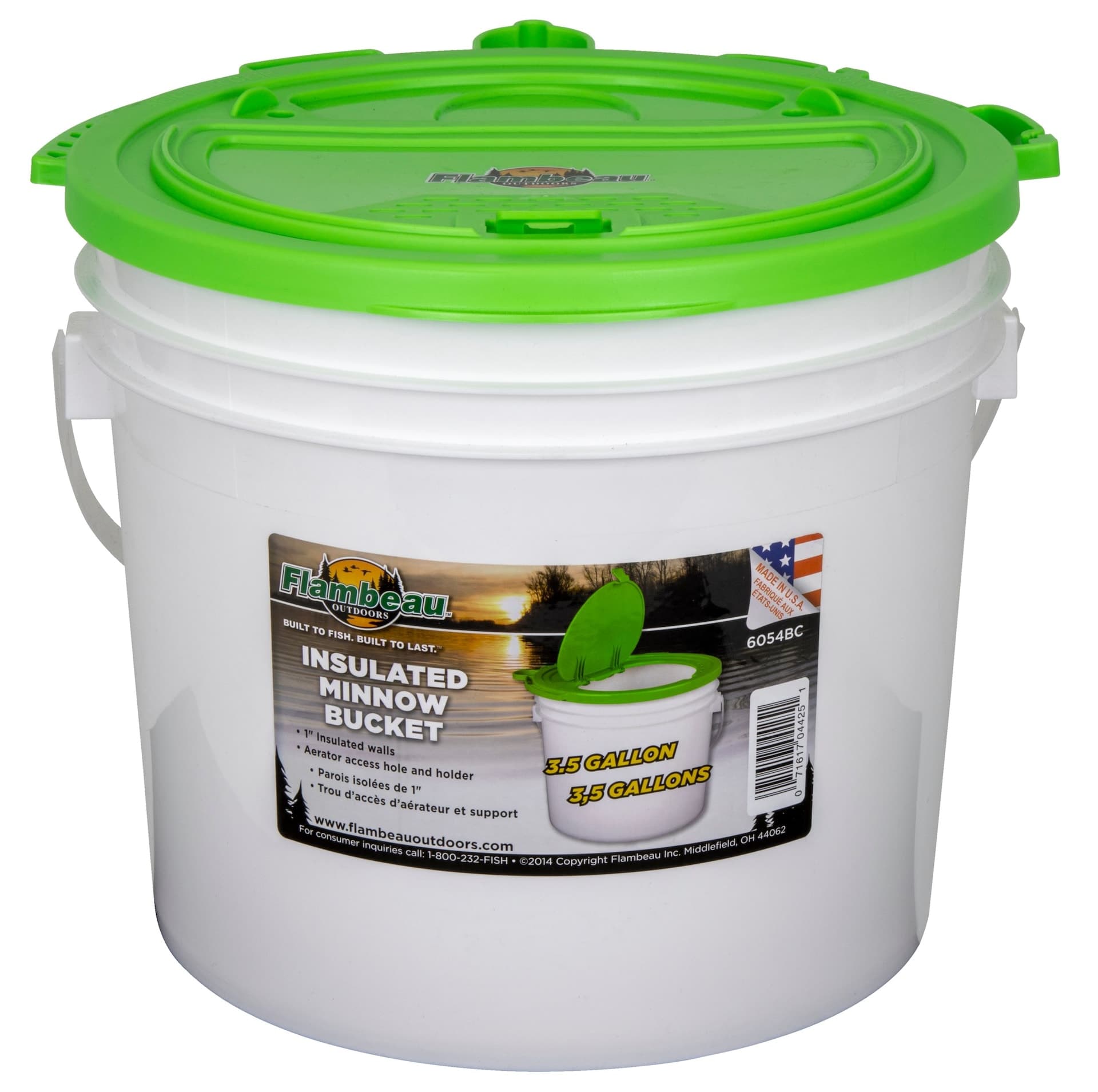 Flambeau Insulated Bait Bucket, 3.5-gal