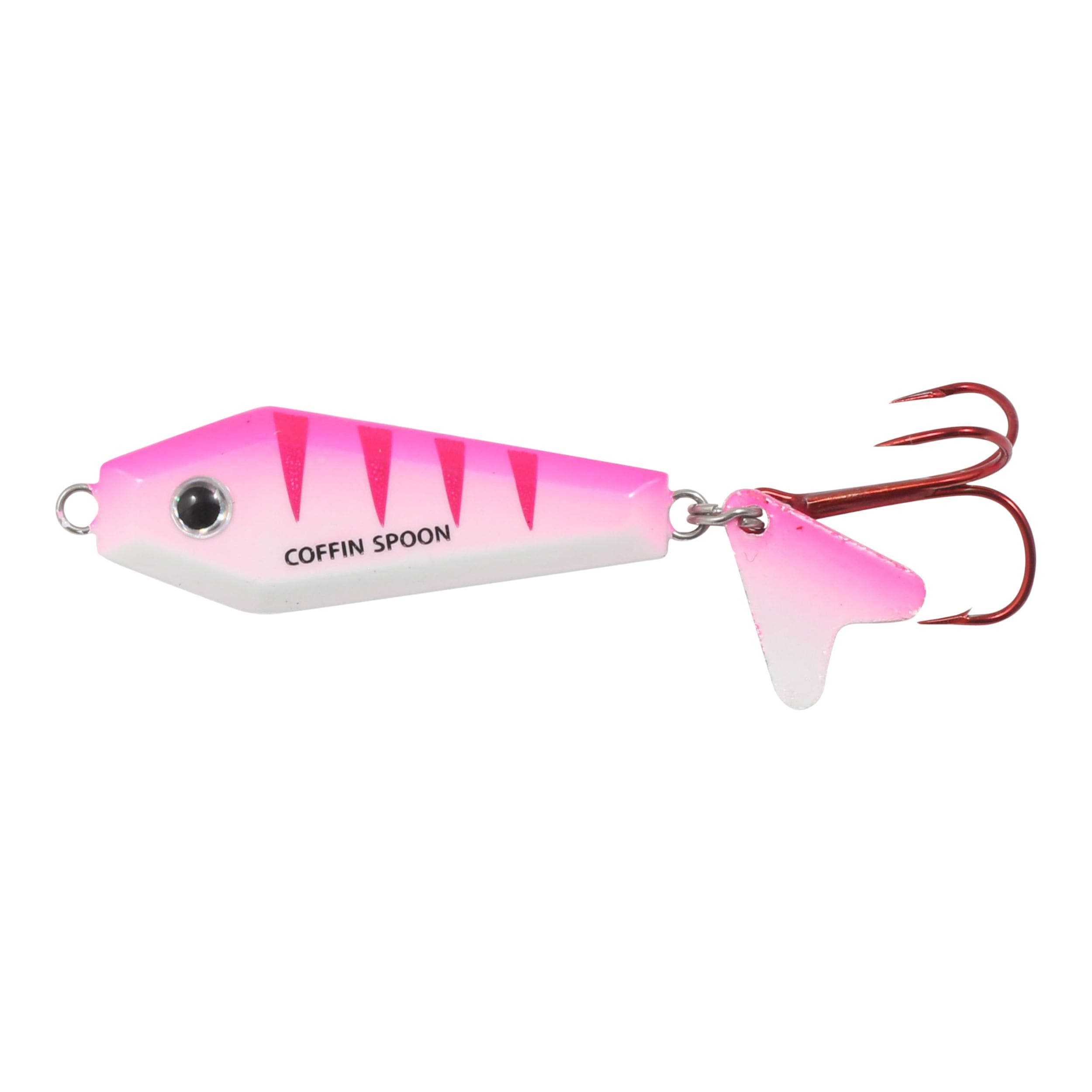 Northland Buck-Shot Coffin Spoon, UV Pinktiger, 3/8-oz