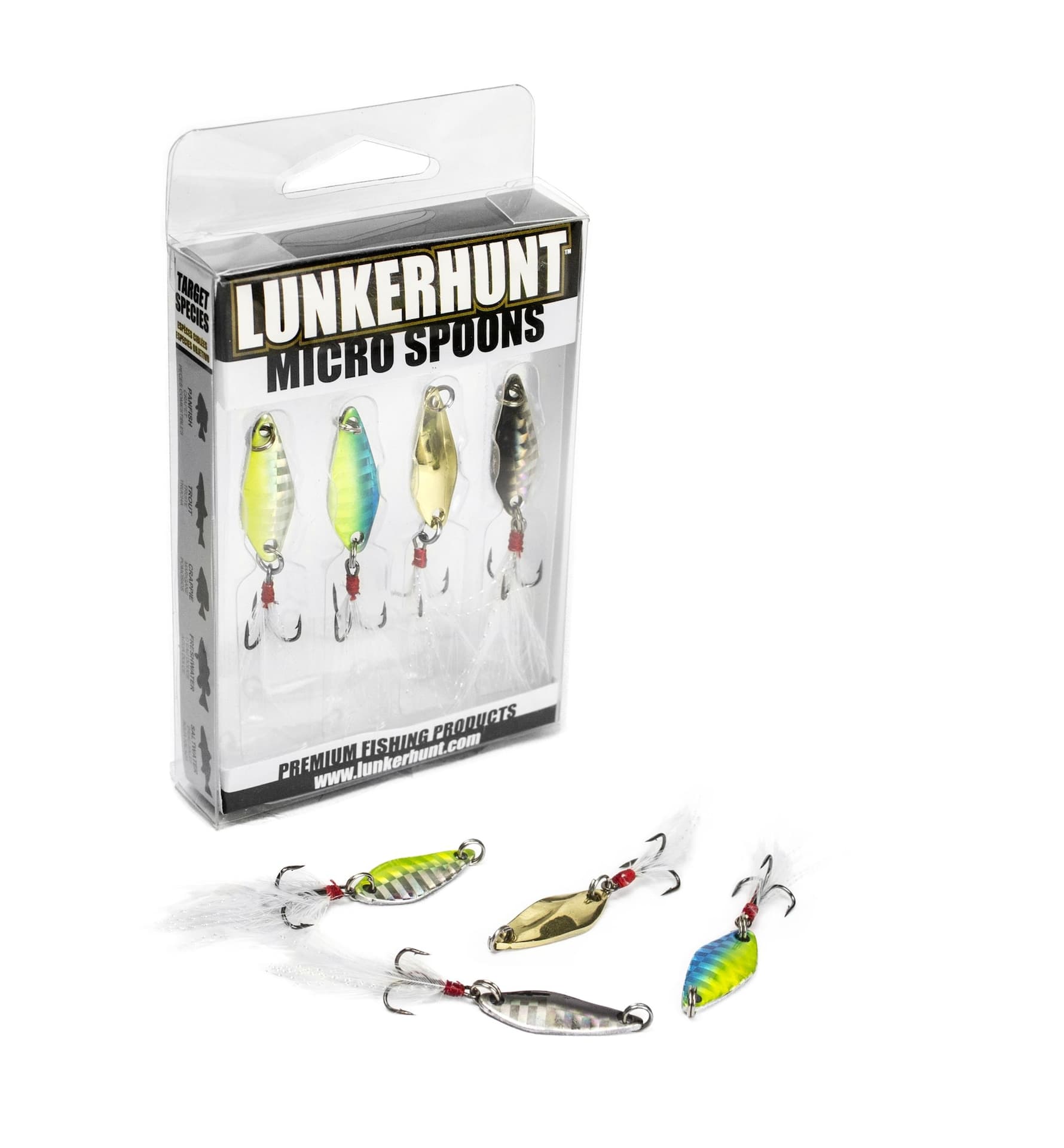Lunkerhunt Ice Fishing Micro Spoon Kit