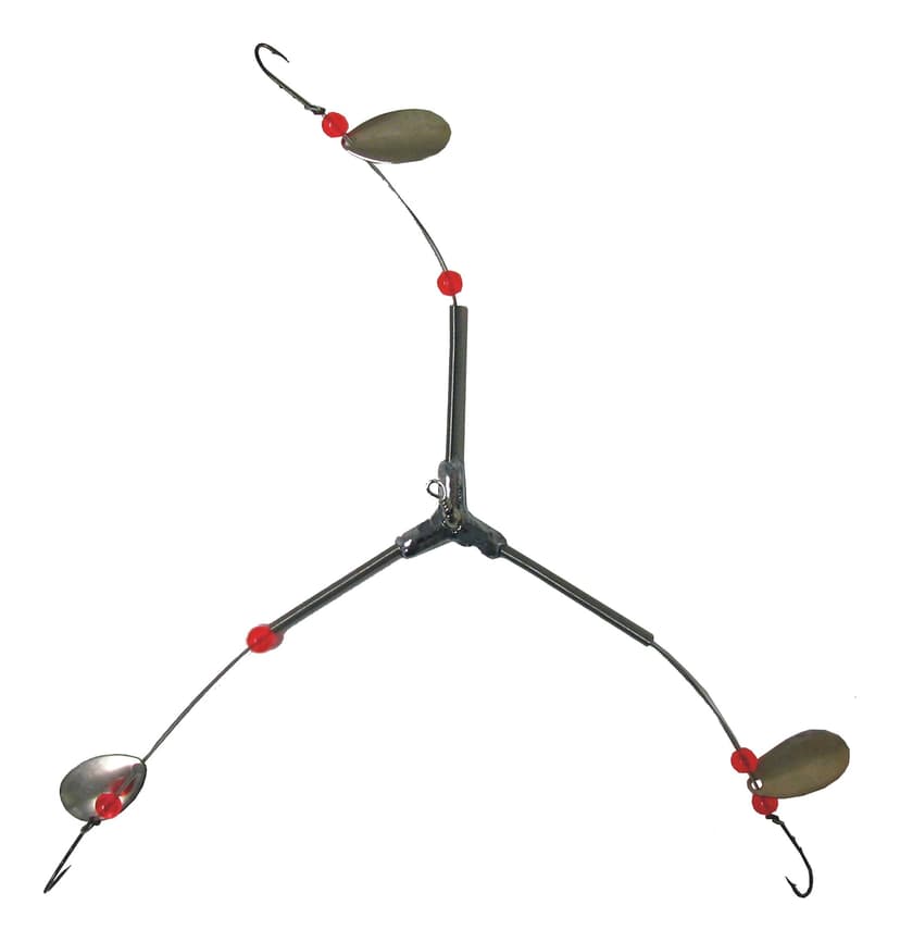 HT 3-Way Spreader Fishing Rig with Spinner & Beads