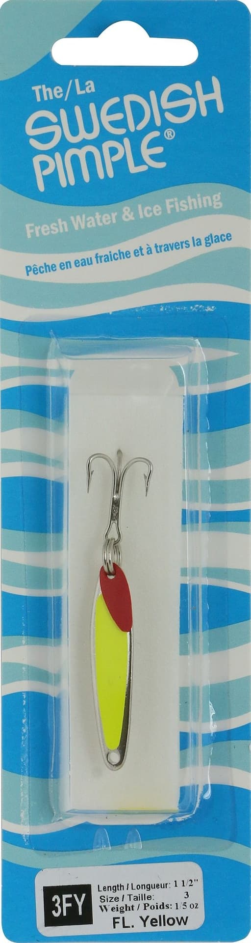 Swedish Ice Fishing Pimple Jig Lure,