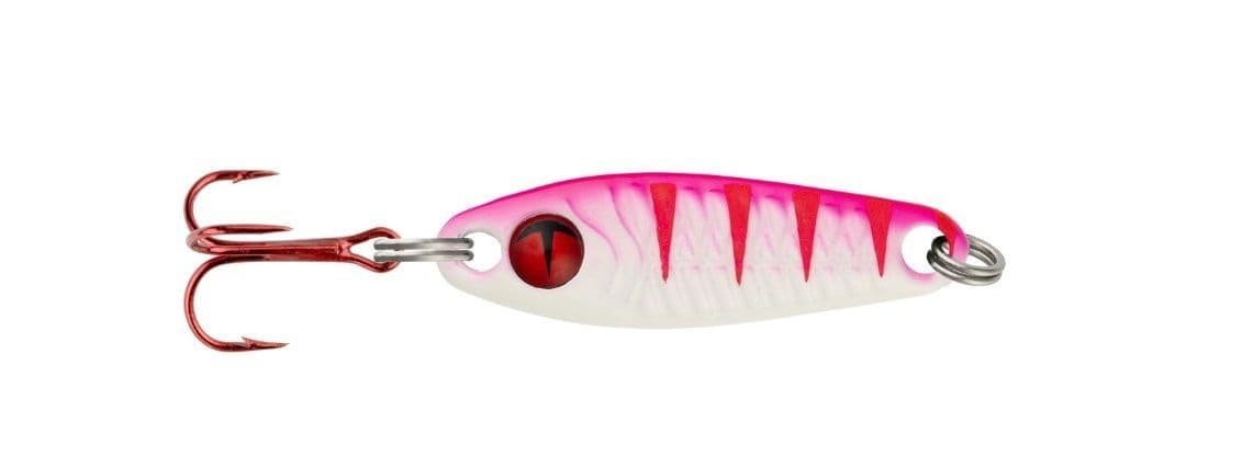 Northland Buckshot Spoon Tungsten UV Pink Tiger 1/8-oz