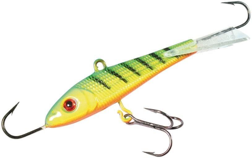 Northland UV Puppet Minnow Darter Jig, UV Fire Tiger, 2-in, 1/4-oz