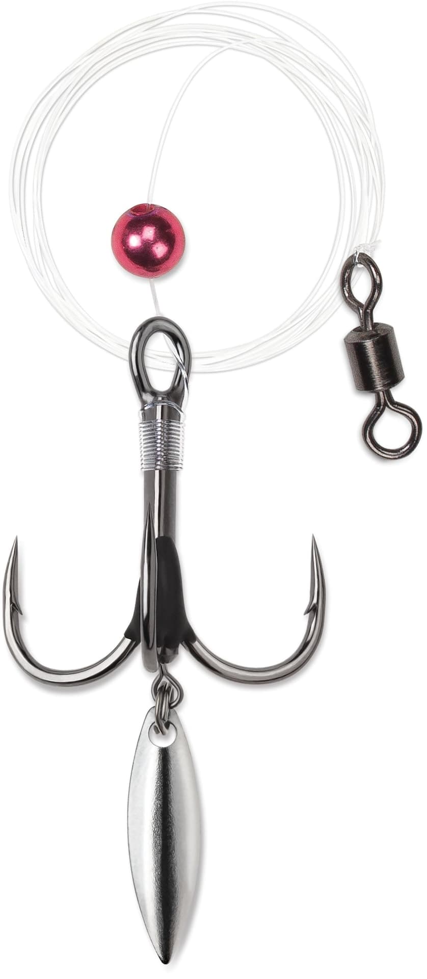 VMC Bladed Predator Rig Flurocarbon Single Harness with #6 Hook